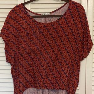 Papaya Boho Crop Top